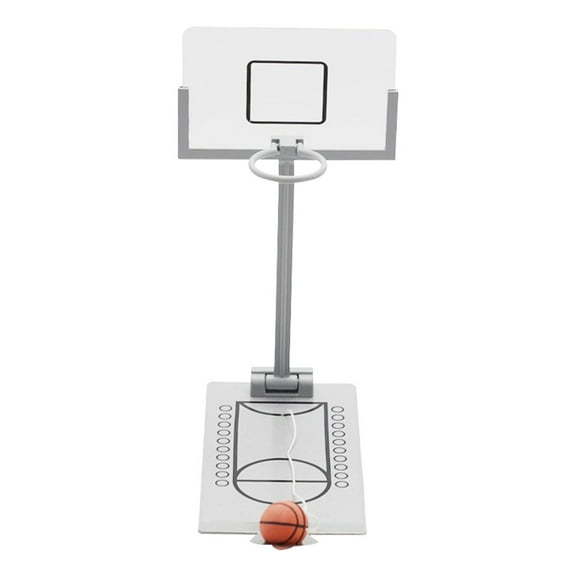 LABSERRON Tabletop Basketball Game Toy Mini Modeling Design Home Play Leisure Time 1Pc 11.8X8.1X5.1in