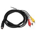 thumbnail image 1 of Mini DIN 10 Pin to 3 RCA Cable Male to Male Clear Signal Video Adapter Cord for TV Monitor Projector 5.9ft, 1 of 5