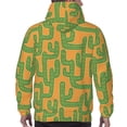 thumbnail image 3 of Bingfone Cactus 2 Men's Drawstring Hoodie Long Sleeve Pocket Sweatshirts-X-Large, 3 of 6