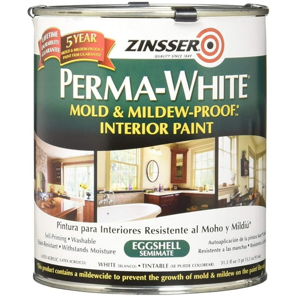 RustOleum 2774 Zinsser Interior Eggshell, Perma White