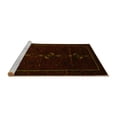 thumbnail image 2 of Ahgly Company Machine Washable Indoor Square Persian Yellow Traditional Area Rugs, 3' Square, 2 of 4