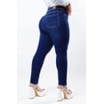 thumbnail image 3 of Jeans skinny con strech /Tallas Extras, 968 (Mezclilla Dark) azul oscuro 40, 3 of 4
