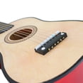 thumbnail image 1 of Kids Guitar, Wooden 23in Guitar For Kids Mini Guitar Guitar Musical Educational Instrument Toy For Children Kid Student Beginners, 1 of 7