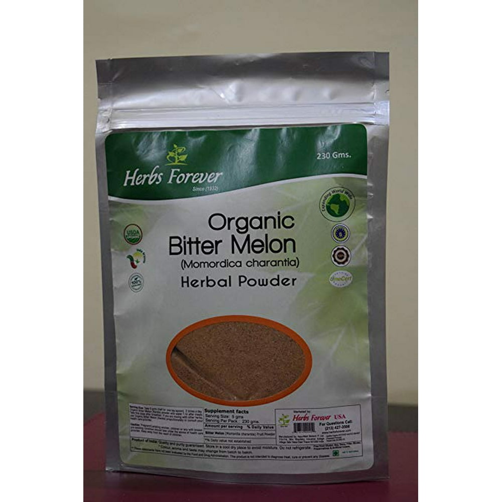 Organic Bitter Melon Powder (BITTER GOURD) USDA Certified Blood sugar