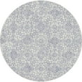 thumbnail image 6 of Dynamic Rugs ANR8571629646 Ancient Garden Round Rugs, Silver & Grey - 7.10 in., 6 of 7