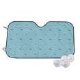 thumbnail image 2 of Lsque Party Shark Cute Car Windshield Sun Shade | Accordion Folding Style Auto Shade for Car Truck SUV Van | Blocks UV Rays Sun Visor Protector | Small, 2 of 7