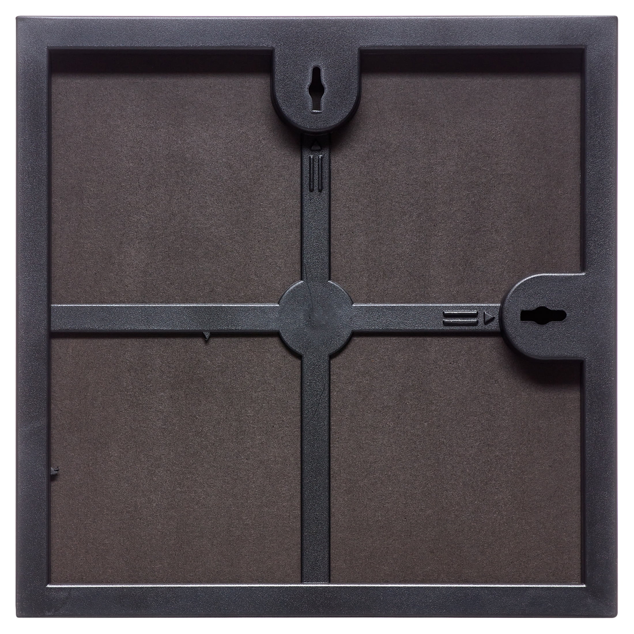 Mainstays 8x8 Front Loading Tabletop Picture Frame, Black