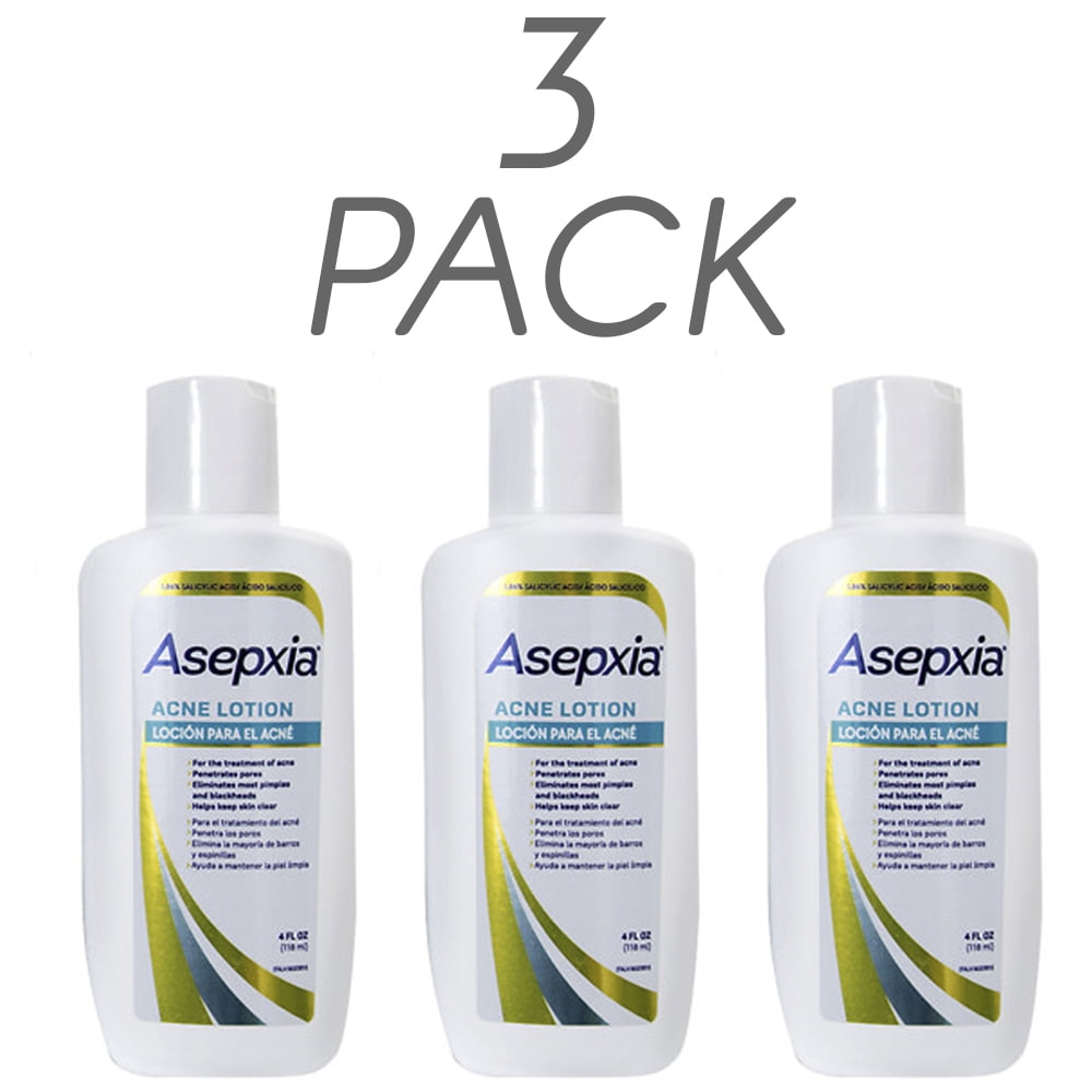 Asepxia Acne Lotion. Astringent. 1.86 Salicylic Acid for Pimples and