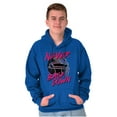 thumbnail image 3 of Football Jock Helmet Never Back Down Men's Big & Tall Graphic Hoodie Brisco Brands 2X, 3 of 5