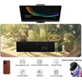 thumbnail image 3 of Green Gardener Desk Mat Anime Forest XL Gaming Mouse Pad Plant Lover Desk Pad with Stitched Edges, Women Desktop Decor Mousepad Laptop Computer Keyboard and Mouse Mat Desk Accessories 31.5x11.8 in, 3 of 6