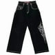 thumbnail image 5 of Baggy Jeans Hip Hop Rock Embroidery Pattern Men Women 2024 New Fashion Streetwear Retro Harajuku High Waist Wide Leg Jeans, 5 of 5