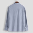 thumbnail image 6 of Miluxas Men's Long Sleeve Sun Protection Shirt UPF 50+ UV Quick Dry Cooling Fishing Shirts for Travel Safari Camping Gray 12(XXXL), 6 of 9