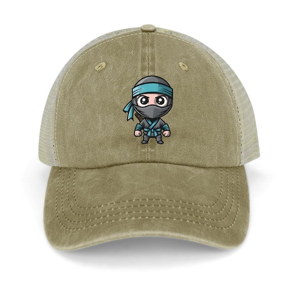 Ninja Disguise Khaki Baseball Cap for Men Women, Adjustable Snapback Hats Trucker Hat