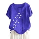 thumbnail image 1 of Blusas de Encaje de Manga Corta con Capucha de Cuello en V, 95% Poliéster 5% Spandex Camiseta de Manga Corta con Capucha, 1 of 6