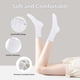 thumbnail image 2 of Calcetas ZOKSX con Volantes para Mujer, Algodón Transpirable, Tobilleras, Paquete de 6 pares, 2 of 7