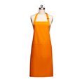 thumbnail image 1 of Paquete de 2 delantales con pechera y 2 bolsillos para cocinar Chef delantal de cocina para mujeres y hombres, naranja ShuxiuWang 8390613649546, 1 of 1