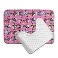 thumbnail image 6 of Yiaed Colorful Cute French Bulldog Print Bathroom Mat Set 2 Pieces Mat Anti-Skid Pad Ultra Soft and Absorbent Bathroom Bath Mat Contour Bath Rugs for Toilet Base, 6 of 6