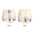 thumbnail image 3 of Saiise Pikmin Print Women's Shorts Hiking Athletic Shorts Yoga Lounge Active Workout Running Shorts Casual with Pockets 2.5", 3 of 7