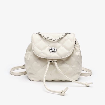 Small Backpack Purse for Women Leather Mini Backpack Convertible Designer Shoulder Bag Crossbody Purses(white)
