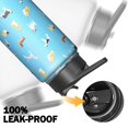thumbnail image 6 of Insulated Stainless Steel Water Bottle with Cute Dog & Paw Print Design - BPA Free Double Walled 18/8 Food Grade Copper Layer for Sports & Outdoor Activities (Leakproof & Sweat-Free), 6 of 6