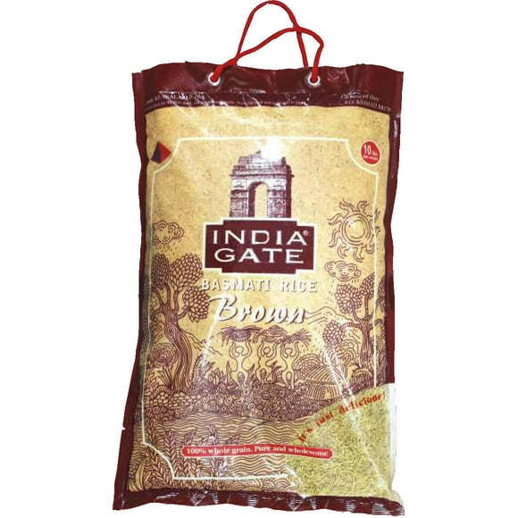 India Gate Brown Sela Basmati Rice, 10 lb