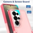 thumbnail image 4 of Tekcoo For Samsung Galaxy S26 Ultra 5G Case, 2 in 1 Phone Case Shockproof Heavy Duty Rugged Full Body Protection Case Cover Phone Case for Samsung Galaxy S26 Ultra 5G, - Pink, 4 of 8