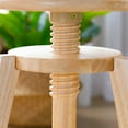 thumbnail image 3 of Guidecraft Adjustable Drafting Wooden Stool-Natural: Drafting Chair for Kids, 16”-18” Inch Swivel Stool for Kids' Art Studio Furniture | Toddler Chair for Drawing, Painting, and Crafting, 3 of 5