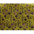 thumbnail image 4 of oneOone Georgette Viscose Fabric Leaves & Floral Block Print Sewing Fabric BTY 42 Inch Wide, 4 of 5