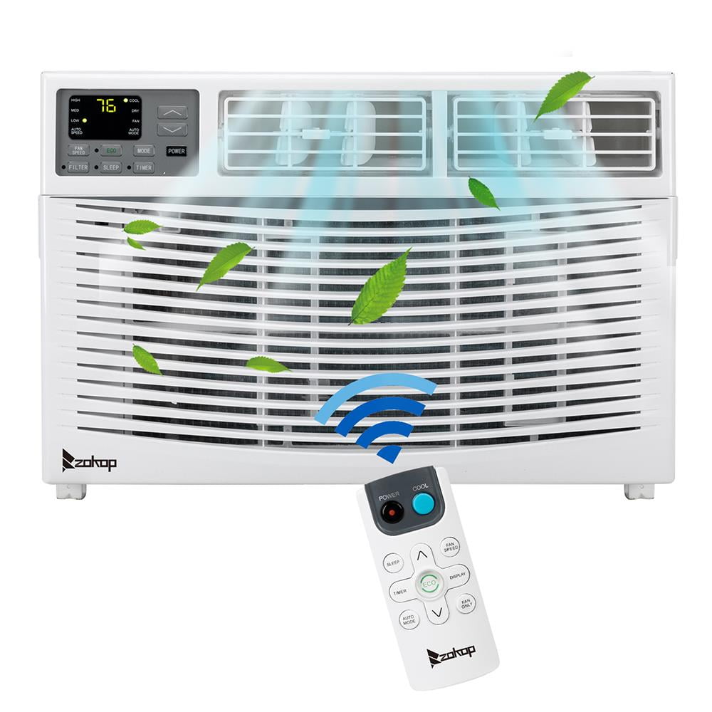 ZOKOP 15000BTU Air Conditioner White ABS Window Type Refrigeration