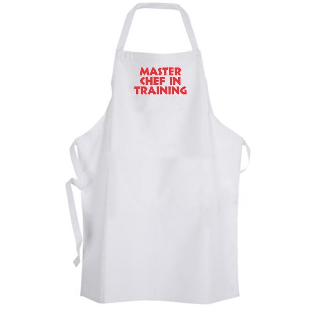 Aprons365 Master Chef In Training Apron Cook Kitchen (Red