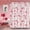 Pink White, variant on Valentine''s Day Shower Curtain Red Love Heart Sweetheart Polka Dot Romantic Couple Bathroom Decor Curtain with Hooks,Red White