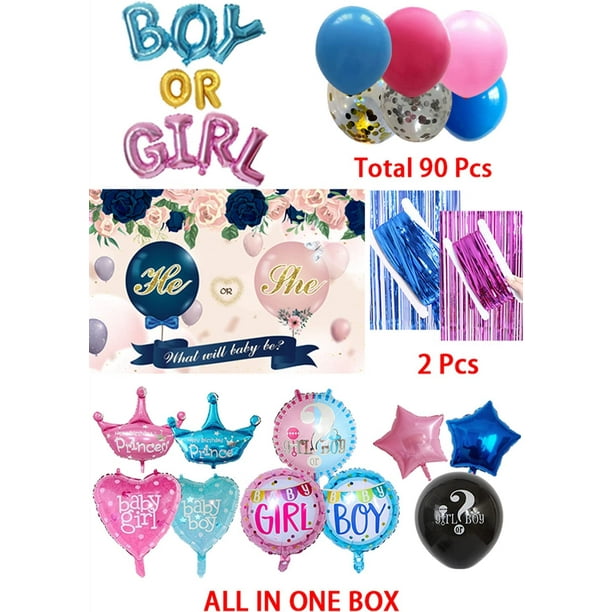 BLOOMIWN Boîte à Ballon Gender Reveal - Jeux Gender Reveal Party
