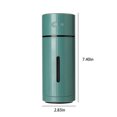 thumbnail image 2 of Christmas Clearance! QLEICOM Humidifiers for Bedroom, 260ml Small Cool Mist Humidifiers Angle Adjustable, Auto Shut-Off, LED Light, Humidifiers for Home Office Car Bedroom Nursery Indoor (Green), 2 of 8
