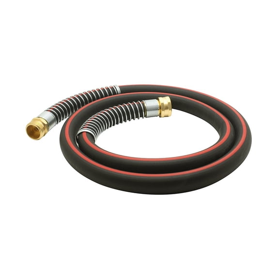 PrimeX 80010 5/8 Inch x 5 ft Heavy Duty Rubber Water Hose
