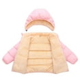 thumbnail image 3 of Lovebay 1-6T Toddler Children Boy Girl Padded Puffer Jacket Fleece Lined Hooded Winter Coat, 3 of 11