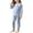 Blue, variant on ATOGUTA Thermal Underwear Set for Kids Size 6M-13 2 Peices Long Sleeve Shirt and Pants Fall Winter Outfits Pant Set Blue