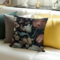 thumbnail image 3 of ZFLMY Skull and floral pattern pillow inserts - home décor fits the sofa bed inside the car 18x18in, 3 of 5