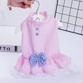 thumbnail image 6 of Dog Skirt Cartoon Print Foreleg Cotton Puppy Pet Cotton Dress Outfit Clothes for Summer, 6 of 6