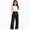 W109-Black, variant on NOLDARES Girls Sweatpants Straight Leg Baggy Drawstring Sweatpants for Girls Kids Solid Athletic Trackpants(W109-Black)