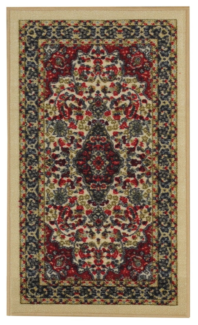 Maxy Home Hamam Collection HA-5032 (Non-Skid) Rubber Back Doormat 18-inch-by-31-inch 1'x2' by Rugnur