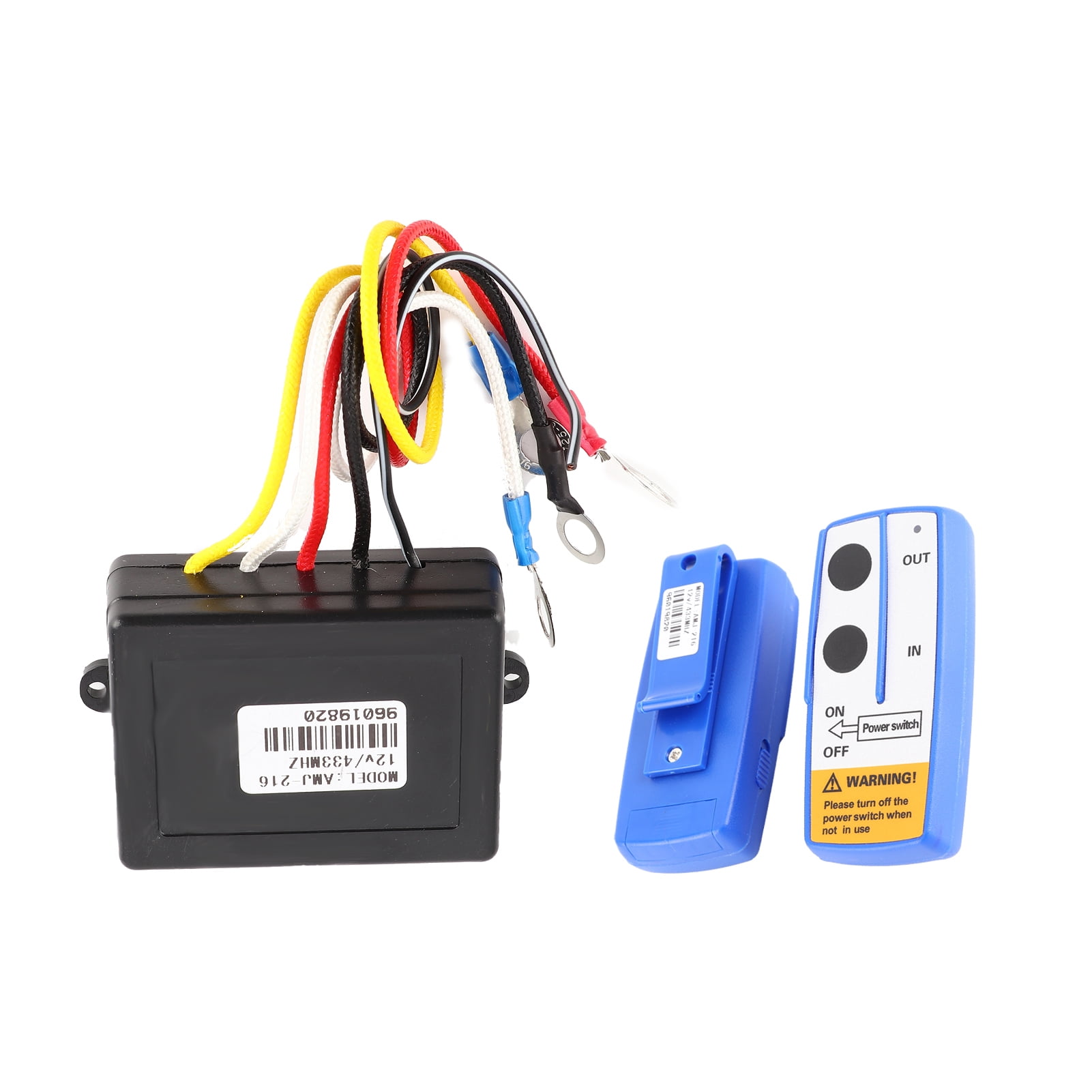 Télécommande Sans Fil Pour Treuil 12V/24V - Portée 23m - Étanche - Pour Camion, SUV, Quad