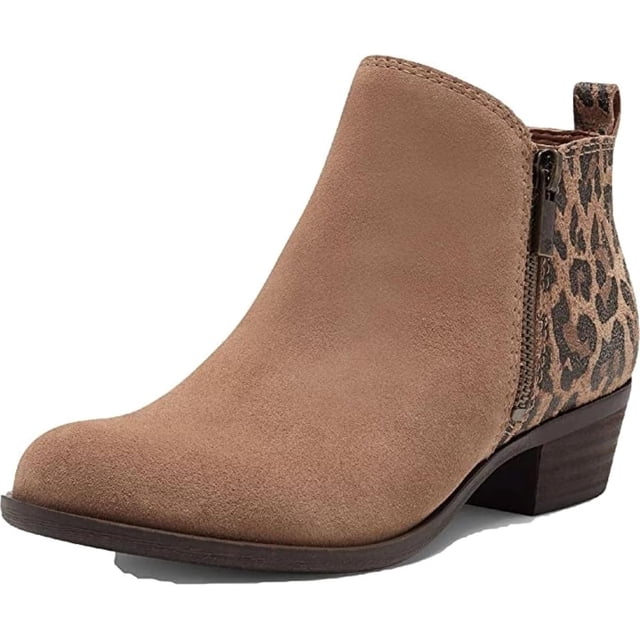 Botín Basel Lucky Brand para Mujer, Natural Desgastado, Talla 8 W