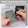 thumbnail image 3 of 10 Pcs Mini Desk Calendar 2024, Mini Desk Calendar 2023-2024 - Runs From Oct 2023 Until Dec 2024, Small Desktop Calendar, 3 of 5
