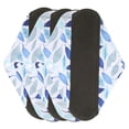 thumbnail image 4 of Compresas sanitarias reutilizables para mujeres, 5 unidades de compresas sanitarias reutilizables para mujeres, compresas sanitarias lavables de calidad superior, 4 of 8