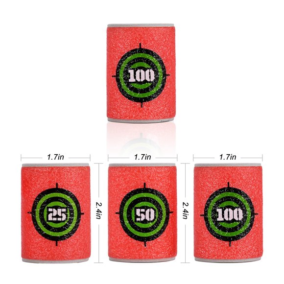 Target Toy Kids Target Toy Shooting Game Target Kids 6/30Pcs Soft EVA Target Shooting Game Children Garden Target Toy