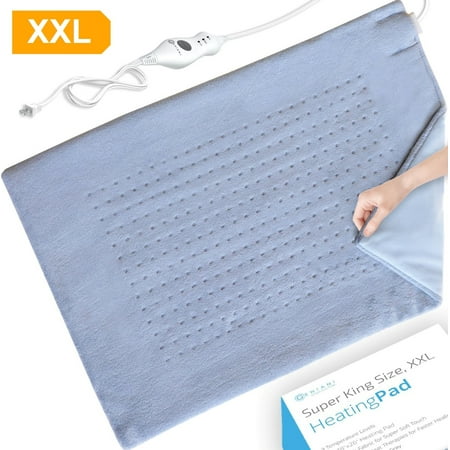 Therasage Shoulder Heating Pad GENIANI XXL Heating Pad - Moist and Dry Electric Heating Pad for Fast Neck / Shoulder / Back Pain Relief at Home (18
