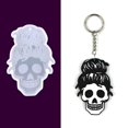 thumbnail image 5 of Molde de Silicona YONGSHENG adorno de calavera de Halloween azul, 5 of 5