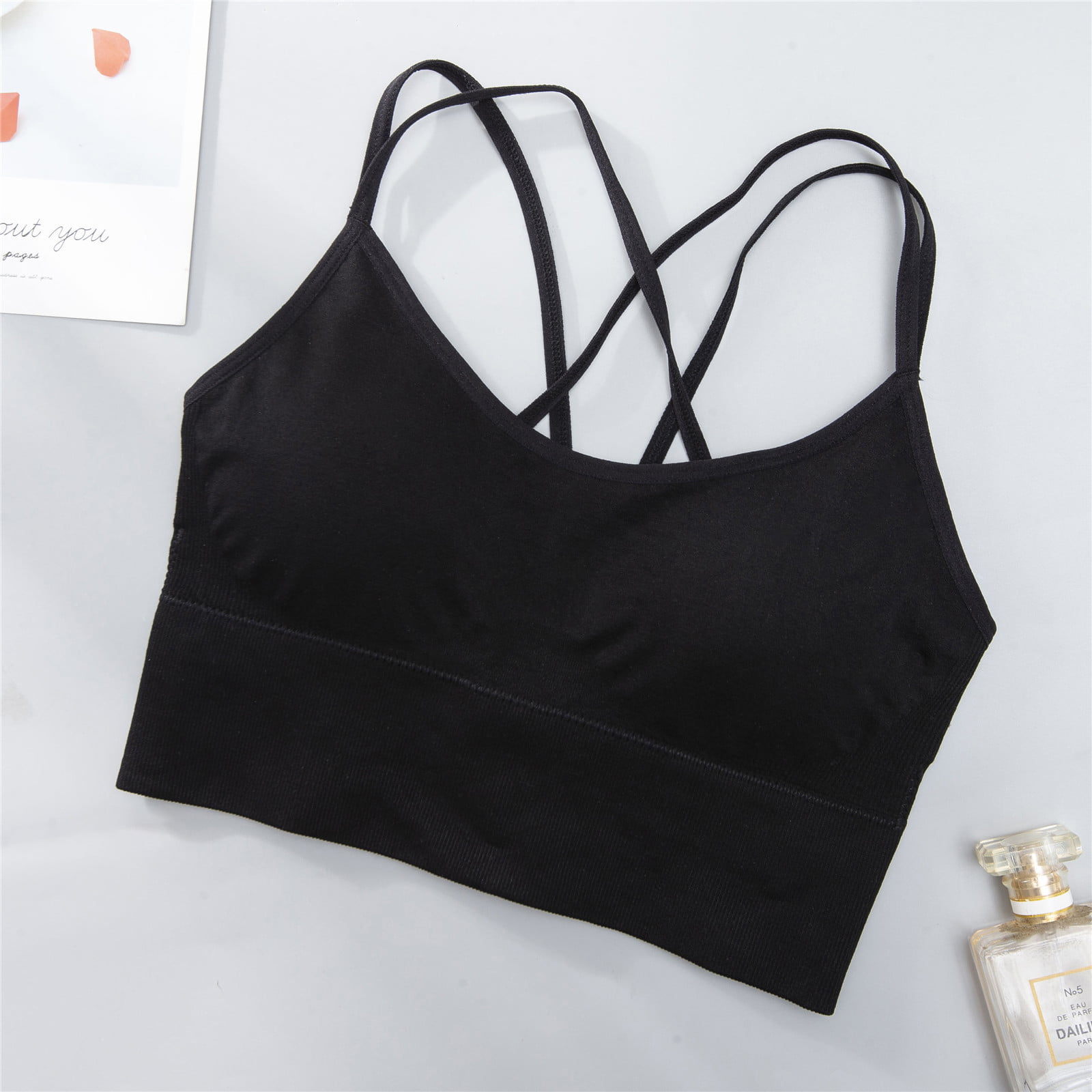 Aoliks Sports Bras for Women - High Support Impact Strappy Criss-Cross Back  Padded Bra for Running Yoga Workout : : Clothing, Shoes &  Accessories