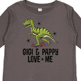 thumbnail image 4 of Inktastic Gigi and Pappy Love Me Grandson Boys Long Sleeve Toddler T-Shirt, 4 of 5