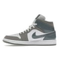 thumbnail image 2 of Jordan Men's 1 Mid SE White Medium Grey Cool Grey Shoes, from StockX, 2 of 5
